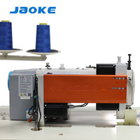 Nouvelle machine à coudre industrielle JAOKE JK-5490-7D à point noué pour rideaux - Plateforme plate en fer, moteur automatique haute vitesse, point de surjet supérieur/inférieur