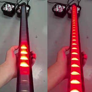 New phổ duy nhất kép màu đỏ màu xanh trắng 27 chế độ IP68 không thấm nước LED thanh ánh sáng cho ATV SUV cho - Product Image 3