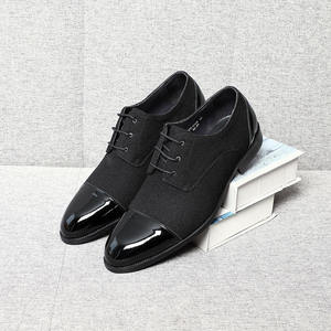 Zapatos de vestir de lujo de diseñador, hechos a mano en Italia, zapatos formales de cuero charol negro estilo patchwork, zapatos de cuero para hombre y Oxfords. - Product Image 5