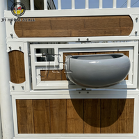 Panneaux de box pour chevaux en bambou, designs extérieurs, directement de l'usine JH, pour écuries simples.