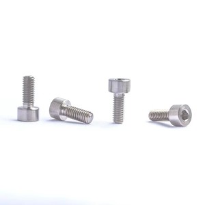 Vis à tête ronde M6 en titane avec finition passivée DIN912, vis à six pans creux classe 10.9 et 12.9, marque Titanfix pour l'assemblage industriel - Product Image 5