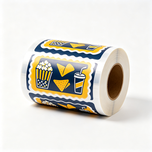 Etiqueta de Película Plástica Autoadhesiva Impermeable Personalizada, Rollo de Etiquetas Resistentes a la Decoloración para Envasado de Bebidas y Alimentos - Product Image 2