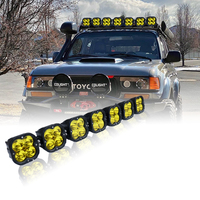 Nouvelle barre lumineuse modulaire à LED personnalisable et connectable, projecteur 42''52'' tout-terrain 5x5 Hilites Pro6, pour Ford Bronco 2/4/6/8/10 XL