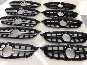 Pour benz <span class=keywords><strong>w205</strong></span> <span class=keywords><strong>C</strong></span> CLASS Grille changer pour <span class=keywords><strong>Mercedes</strong></span> Benz <span class=keywords><strong>W205</strong></span> diamant Style noir <span class=keywords><strong>calandre</strong></span> générale de haute qualité - Product Image 5