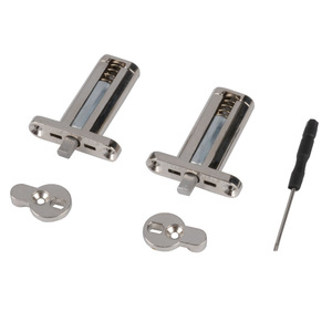 Charnières de table de toilette dissimulées 6 mm en alliage de zinc, fermeture douce, montage encastré, minimalistes, invisibles, pour portes pliantes et meubles - Product Image 4