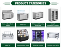Réfrigérateur de présentation commercial vertical de qualité industrielle, grande capacité, 2 portes vitrées, pour supermarché, refroidisseur de boissons