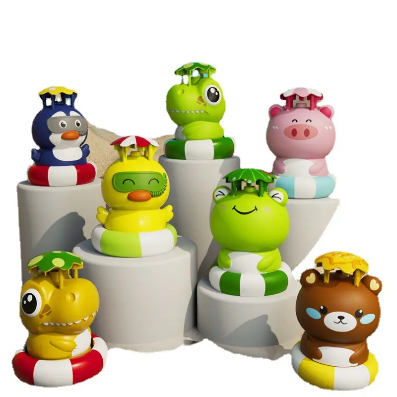 Balão de água Pato elétrico Cabeça de chuveiro Água Spray Duck Sprinkler Kids Bath Toys