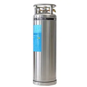 Small Cryogenic Dewar Tank120L 2.3MPA Liquid Helium Nitrogen Low Pressure Bottle Cryofab Dewar Frasco Botella