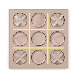 Tablero <span class=keywords><strong>de</strong></span> <span class=keywords><strong>Juego</strong></span> <span class=keywords><strong>de</strong></span> Tres en Raya Personalizado <span class=keywords><strong>de</strong></span> Cuero PU, <span class=keywords><strong>Ajedrez</strong></span> OX <span class=keywords><strong>de</strong></span> Acrílico <span class=keywords><strong>de</strong></span> Lujo con Tablero <span class=keywords><strong>de</strong></span> Cuero - Product Image 2