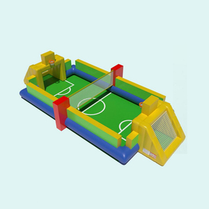 Cancha Inflable Combinada de Fútbol y Voleibol Personalizada OEM, <span class=keywords><strong>Arena</strong></span> Deportiva 2 en 1 con Porterías y Red para Eventos al Aire Libre - Product Image 1