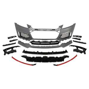 TTRS Bodikits Pare-chocs avant avec grille en nid d'abeille pour <span class=keywords><strong>Audi</strong></span> <span class=keywords><strong>TT</strong></span>/TTS 2015-2018 Kit de carrosserie <span class=keywords><strong>prix</strong></span> usine en matériau PP ABS - Product Image 5