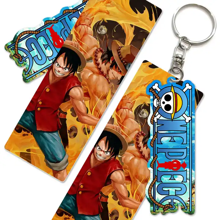 Porte-clés en silicone One Piece Anime Figures, Luffy, Zoro, C.Nami,  beurre, sac, porte-clés