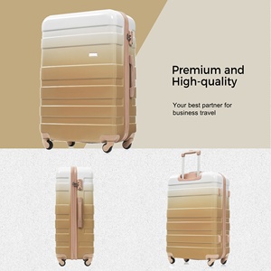 Ready Stock in USA Free Shipping Luggage Sets ABS 3pcs(20/24/28) Spinner Wheels Suitcase with TSA Lock Support <b>Dropshipping</b> - Product Image 4