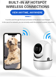 Caméra de sécurité domestique WiFi P2P à prix avantageux, audio bidirectionnel, sans fil, PTZ 360°, CCTV intérieure, application IP 1080P, caméra bébé WiFi A3 Cloud - Product Image 4