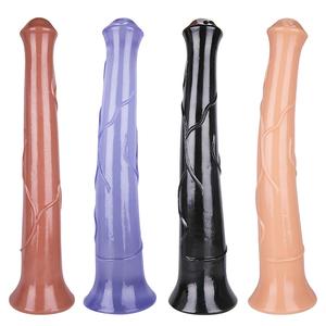 FAAK Sex Shop gode anal de 17 pouces de long gode gros cheval gode faak godes d'animaux en silicone jouets sexuels pour femmes en train de se masturber - Product Image 1