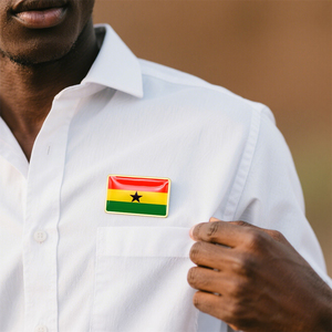 Pins de Solapa Personalizados con la Bandera de Ghana, Insignias Nacionales de Esmalte Suave, Escudo, Orgullo Africano, Broches Conmemorativos, Regalos Patrióticos de Turismo - Product Image 5