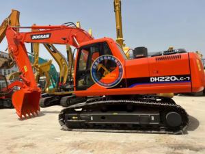 Excavadora Usada Doosan Dh 220lc-7 de Alto Rendimiento, Excavadora Doushan Dh220 de Segunda Mano 2020 con Descuento a Bajo Precio - Product Image 4