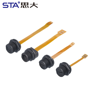 Connecteur de carte <span class=keywords><strong>Nano</strong></span> SIM étanche IP67/IP68 avec fente pour carte <span class=keywords><strong>Micro</strong></span> SIM/TF, câble FPC femelle-mâle pour extérieur - Product Image 1