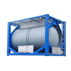 Conteneur de chlore liquide en acier au carbone de 20 pieds, haute qualité, anti-corrosion, pour le transport - Product Image 3