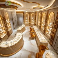 Hochwertige Edelstahl-Vitrine mit Gehärtetem Glas und LED-Beleuchtung, Abschließbarer Schrank, Luxuriöse Einzelhandelsauslage