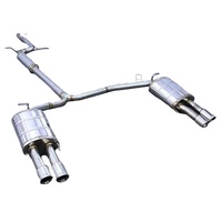 Système d'échappement JYD pour AUDI A4 A5 B8 2.0T Catback Tips Performance Ss304 Catback Electronic Valve