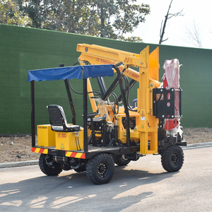 Pile driver sur roues fabriqué en Chine avec moteur Euro V pour la construction routière en Inde - Product Image 2