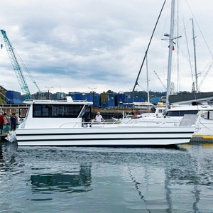 36 fit 11 metre 6 Ton Kapasiteli Alüminyum İş Teknesi Büyük Yük Teknesi Mavnası Çıkarma Gemisi - Product Image 1