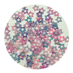 Hot Selling 1000PCS 12MM ABS Star Pearls Slime Beads Flatback <strong>Buttons</strong> for Handcraft Accessories Scrapbooking Phone Case <strong>Decor</strong> - Product Image 5