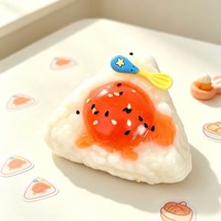 Jouets Squishy Alimentaires : Soufflé au Fromage, Gâteau Fraise – Jouet Squishy en Gros, Nouveau Design, Balle Anti-Stress en TPR, Taba Squeeze pour Filles