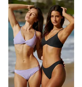 Kadın özelleştirilmiş kadın BIKINI Set tasarımcı mayo mayolar kadınlar için OEM Beachwear yaz seti