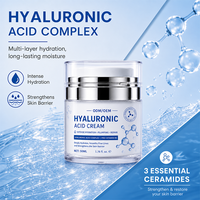 Gel Hydratant Visage à l'Acide Hyaluronique Marque Blanche – Formule Équilibre Hydrique, Traitement Réparateur Peaux Sensibles, Crème Hydratante Visage