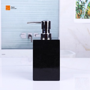 Accessoires de salle de bain en polyrésine <span class=keywords><strong>Glister</strong></span> Distributeur de savon à vaisselle peint brillant et bouteille de lotion pour les mains Résine personnalisée pour hôtels - Product Image 2
