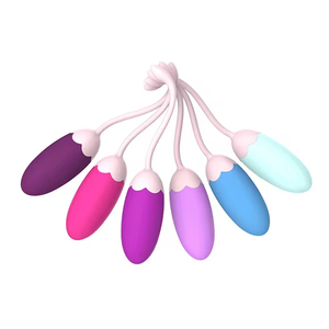 Juguetes sexuales de silicona médica al por mayor de fábrica, bolas vaginales para mujeres, cómodas y seguras - Product Image 1