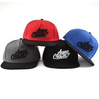 Gorras Snapback Bordadas Personalizadas al por Mayor, Unisex, de 5 Paneles, Tela Acrílica, Tamaño Ajustable, Visera Plana, Estilo Hip Hop