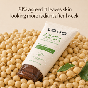 Exfoliante Facial Blanqueador de Marca Privada, Ilumina, Mejora la Piel Opaca, Mejora la Claridad de la Piel, Extracto de Soya, Para Todo Tipo de Piel - Product Image 5