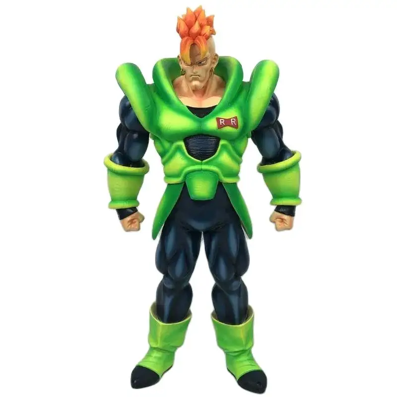 Anime Dragon Ball Action Figure ANDROID #16 Statue PVC Movable Collection 1/4 Doll Gk Figurine Ornament Model Toys 41cm Present