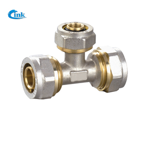 PN16 16*1/2 20*1/2 Nam Brass <span class=keywords><strong>Pex</strong></span> Ống Lắp Gas Hose Thích Ứng Kết Nối Nhanh Brass Compression Phụ Kiện - Product Image 5
