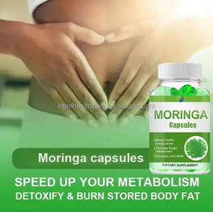 Compléments alimentaires Extrait de Feuille de Moringa Capsules Softgel de Moringa à base de plantes en vrac avec perte de poids - Product Image 3