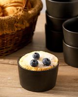Ensemble de 6 ramequins en céramique de 8 oz, résistants au four et au lave-vaisselle, pour soufflé, crème brûlée, pudding, gâteau lava, custard
