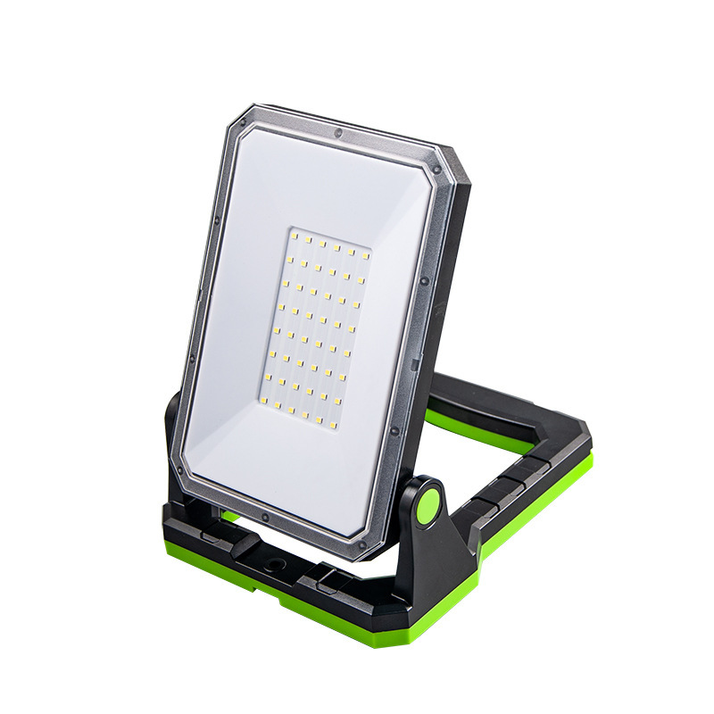 Outdoor IP65 Waterproof Drop-resistant Folding Work Strong Light High-power Rechargeable Led Flood Light 1300Lm Lighting