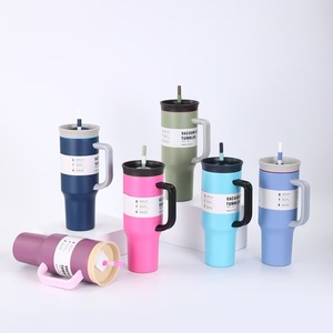 Nouvelle tasse isotherme en acier inoxydable 304 de haute qualité 2026, grande capacité 40 oz avec paille, vente en gros - Product Image 2