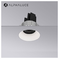 Spot encastré COB sans cadre 15W ETL 5CCT anti-éblouissement pour plafonds de villas, salons et comptoirs de cafés