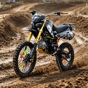 Nueva Motocicleta Todoterreno de 125-250 CC, de Cuatro Tiempos, Refrigerada por Aire, con Escape Doble Recto y Amortiguación Hidráulica Delantera y Trasera - Product Image 1