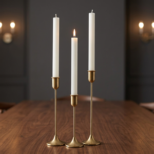 Elegante y Moderno Portavelas de Aluminio Fundido Hecho a Mano y Ecológico para Decoración del Hogar, Mesa de Comedor, Hoteles, Eventos Festivos AWE - Product Image 3
