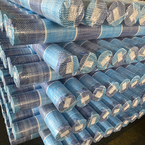 Rollos de lona para cubierta, lona de plástico, hilo blanco y azul - Product Image 1