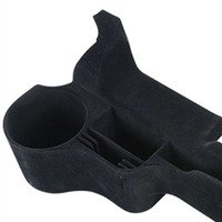 Boîte de rangement intérieure pour voiture Land Cruiser 16-19, en velours écologique, pour console centrale, porte-gobelet, organisateur de vide-espaces de siège