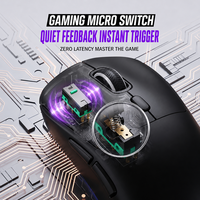 352 Mouse Nirkabel Ergonomis Portabel Klik Senyap Mode Ganda 2.4G BT 1600DPI Dapat Diisi Ulang 300MAh Ringan untuk PC Belajar Kantor