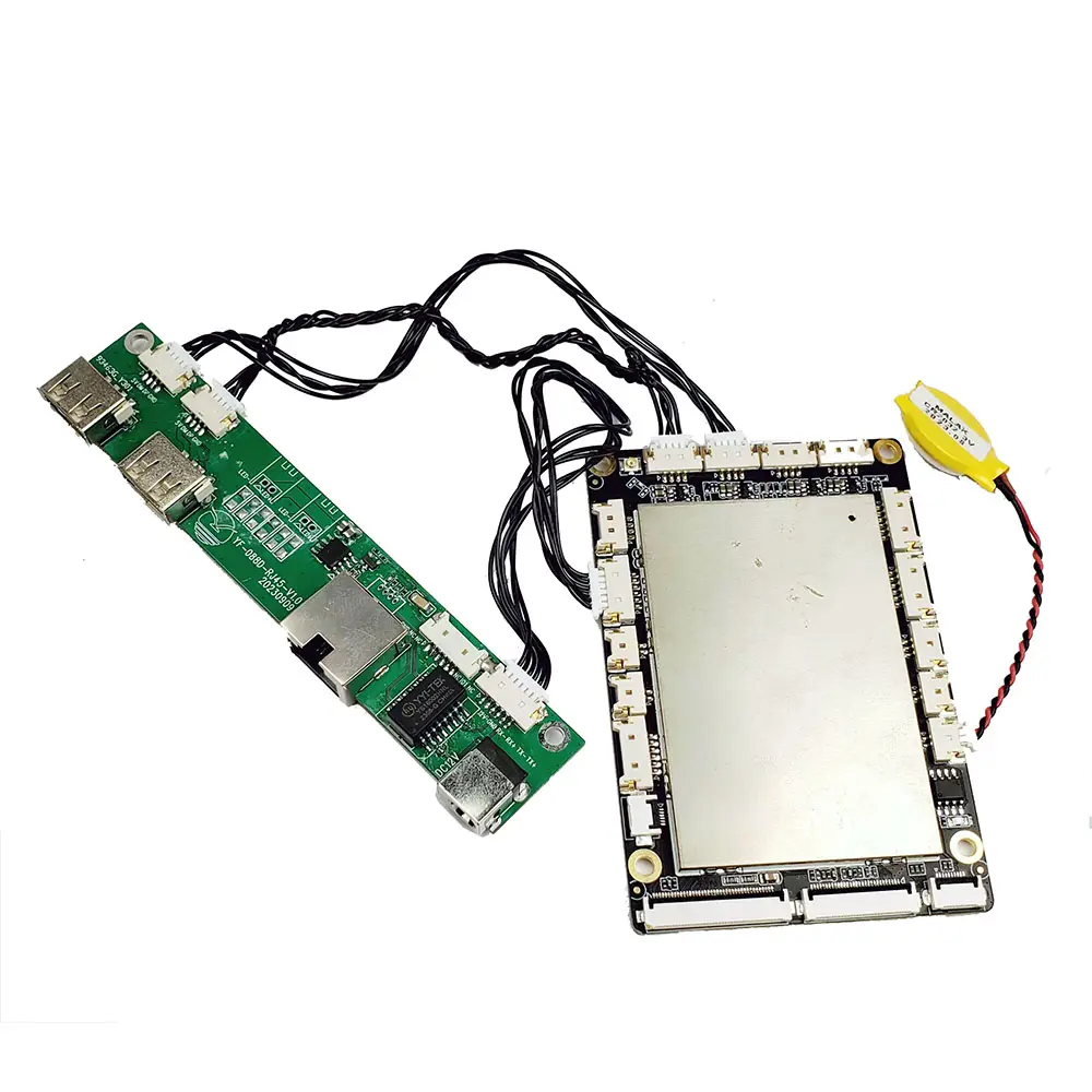 RK3566 android 13 Small Size motherboard mainboard PCBA Board with 4G LTED GSM Module and Antenna for Digital Signage