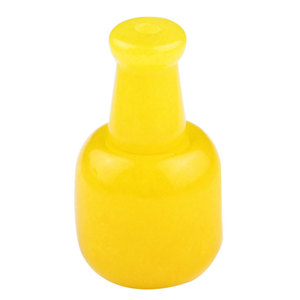 Quartzite Jade Buddha Head <b>Beads</b> Yellow Round For Bracelet Making Three Way ST002 - Product Image 3