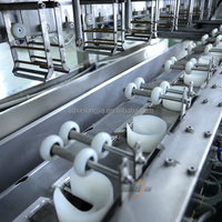 XINLONGJIA Éplucheur automatique électrique à haut rendement à 16 têtes en acier inoxydable pour fruits et légumes
